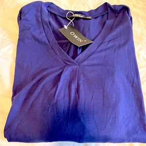 NWT Blouse in Blue/Purple